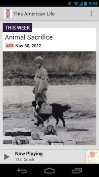 This American Life Android app screenshot 1