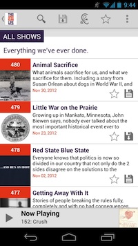 This American Life Android app screenshot 3