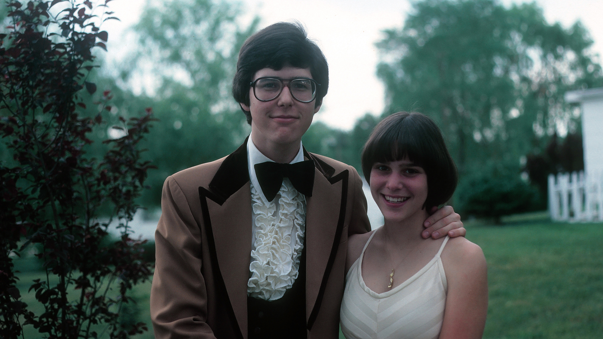 A photo of a young Ira Glass on prom night